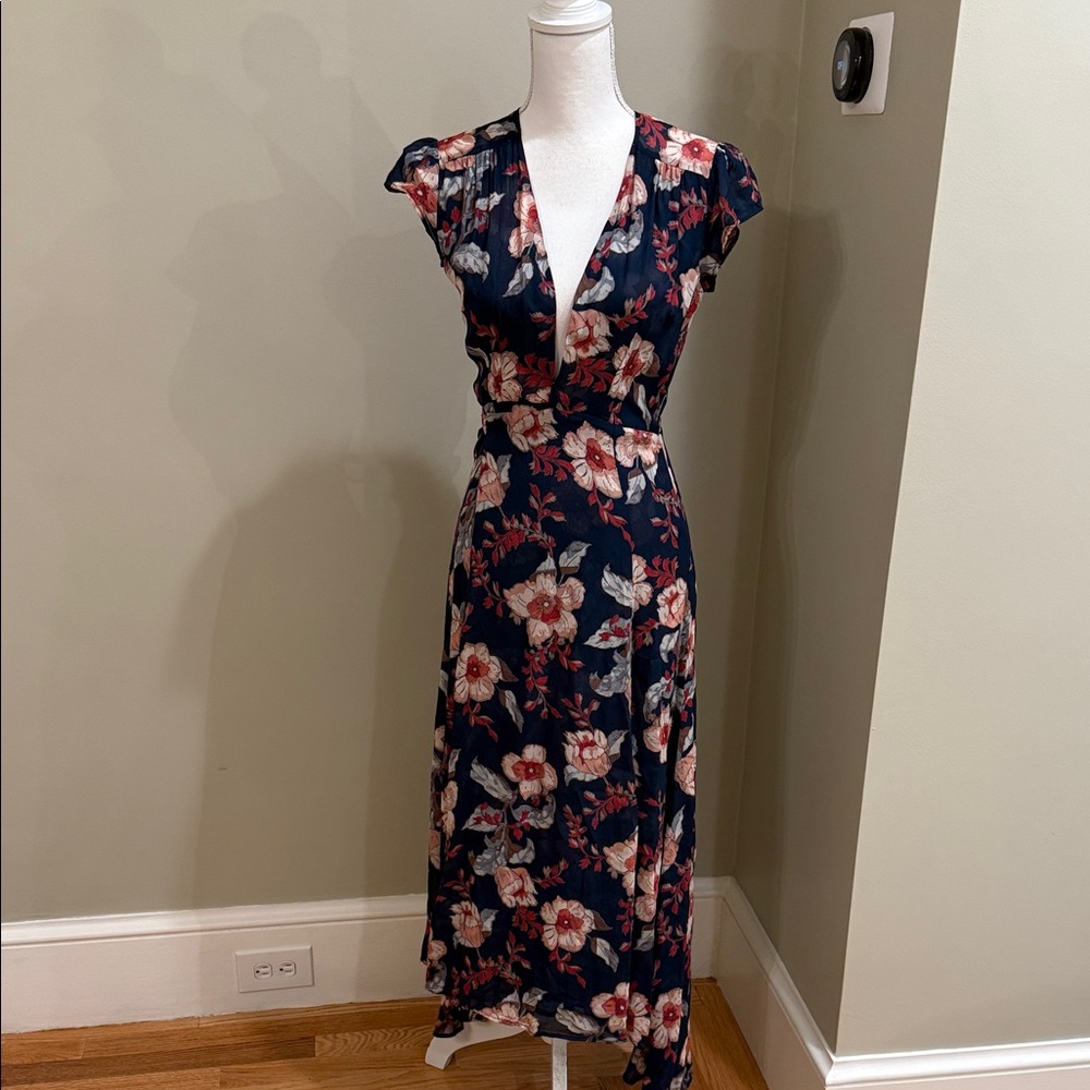Reformation Boardwalk Wrap Dress - Picture 2 of 5
